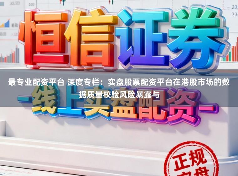 最专业配资平台 深度专栏：实盘股票配资平台在港股市场的数据质量校验风险暴露与
