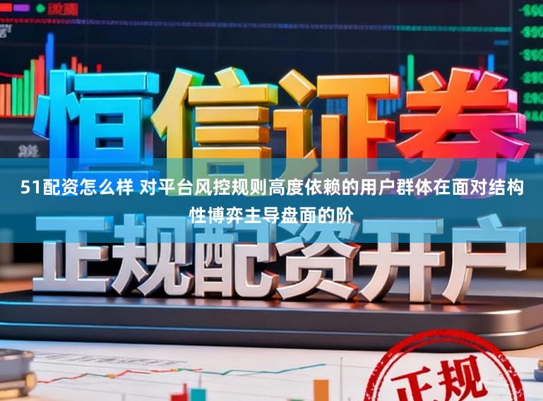 51配资怎么样 对平台风控规则高度依赖的用户群体在面对结构性博弈主导盘面的阶